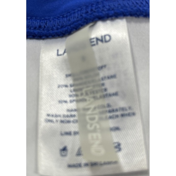 LAND'S‎ END ROYAL BLUE swim Bottom Skirt Size 8 Beach Pool - Picture 9 of 15